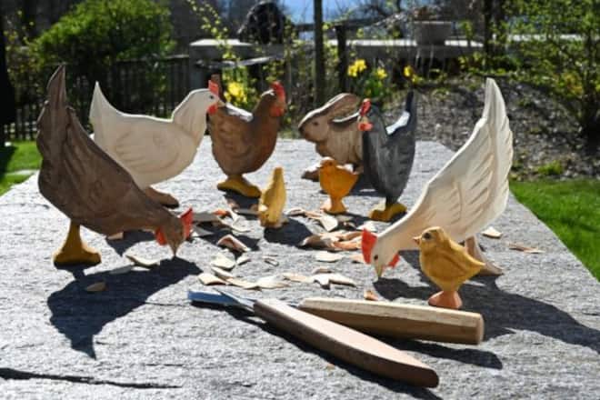 Schnitzen für Ostern