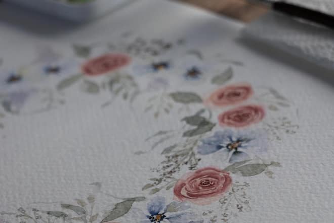 Blumen aquarellieren