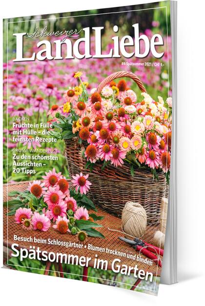 Cover Schweizer LandLiebe Spätsommer August 2021